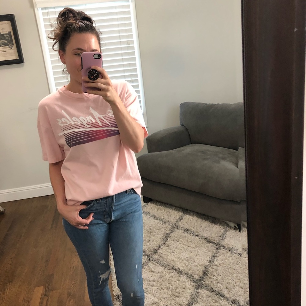 American Eagle oversized LA graphic tee - XS-L